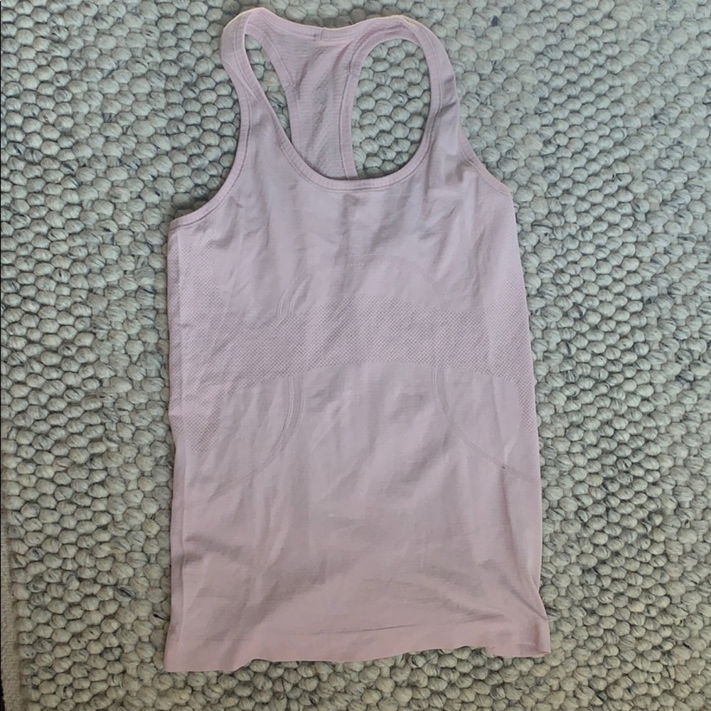 Brand new lululemon pink tank top